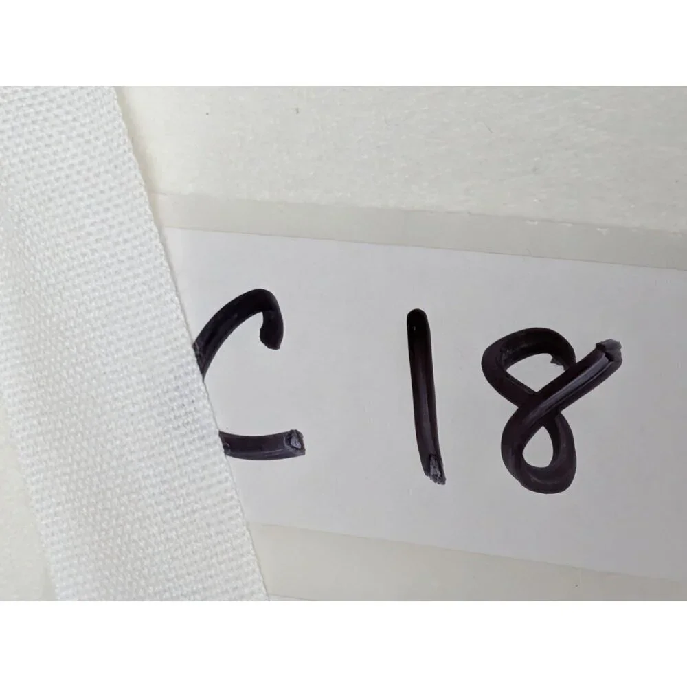 Quince Cotton Velvet Room Darkening Curtain Color White Size 48x84 -NEW-